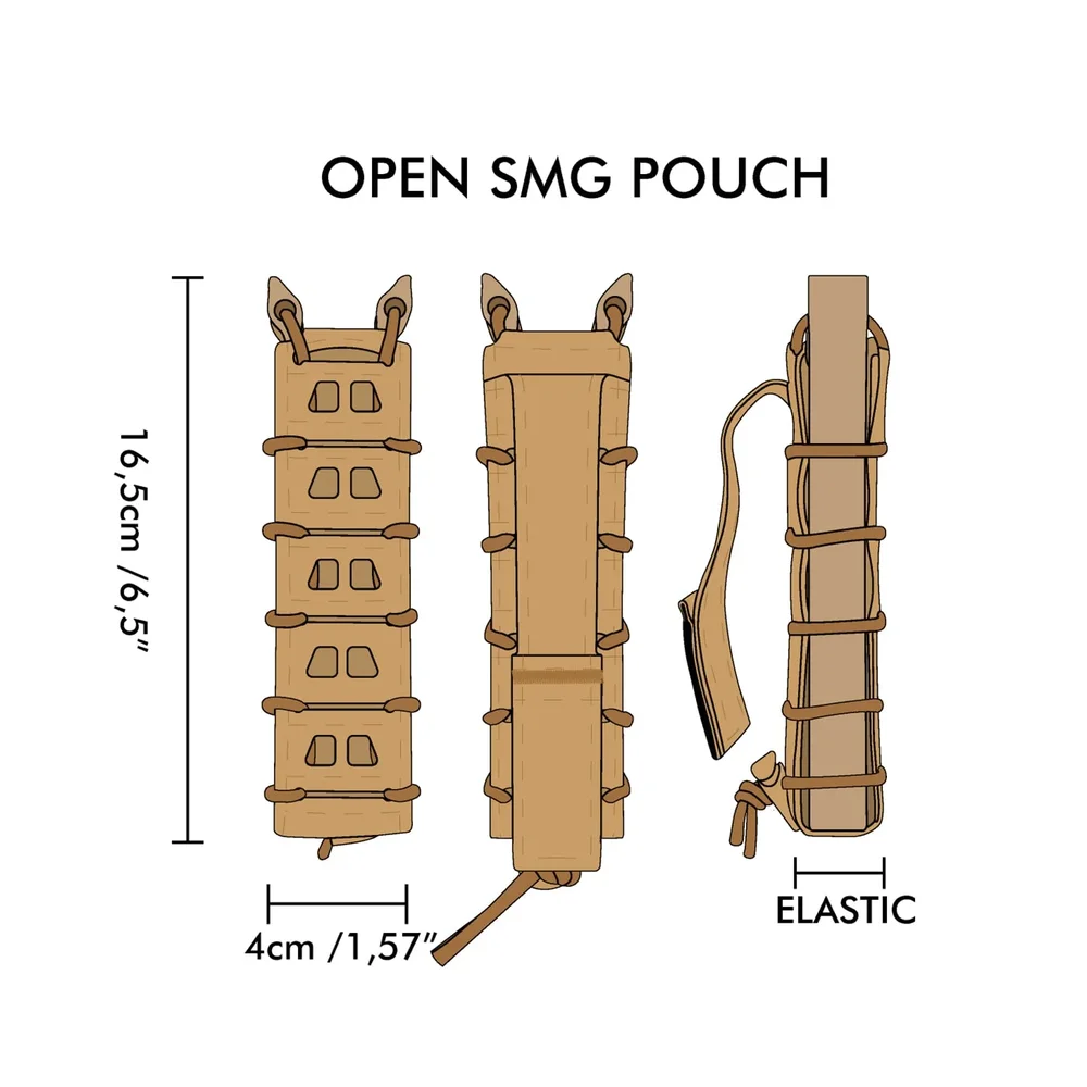 Open SMG Magasin Pouch - Red - Bild 3