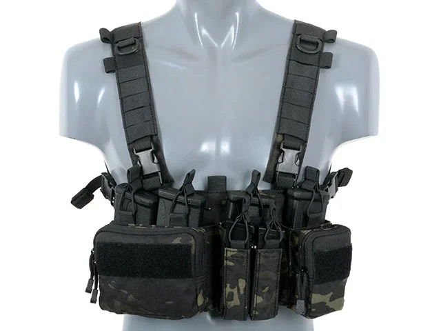 Buckle Up Chest Rig til Recce/Sniper – Multicam Black Buckle Up Chest Rig til Recce/Sniper – Multicam Black