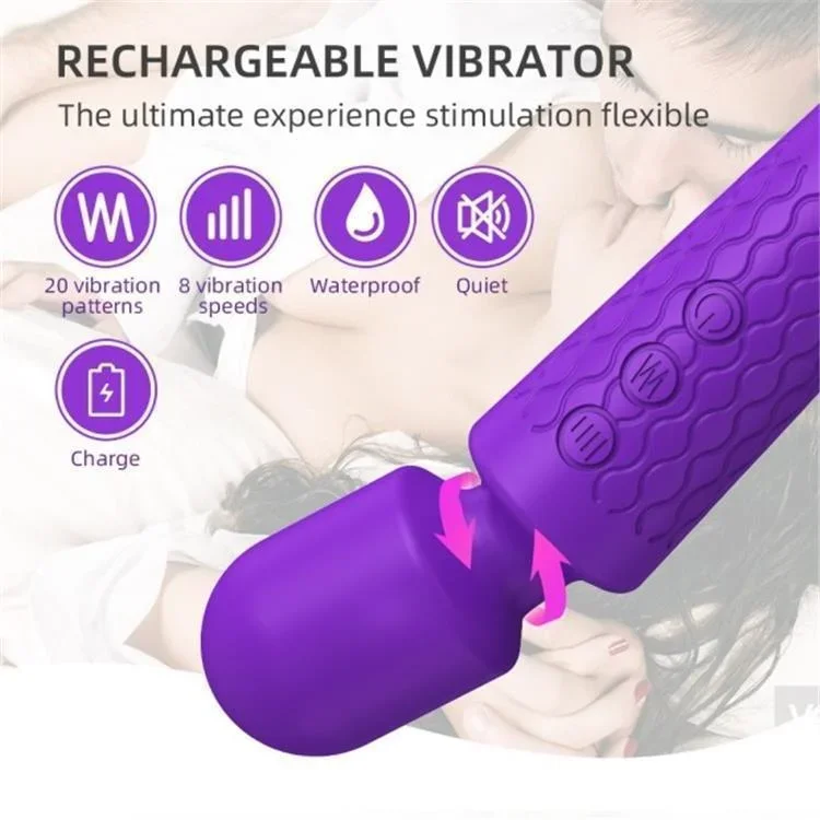AV Magic Wand Vibrator – Kraftfull Klitorisstimulator och Dildo för Vuxna Kvinnor – Sexleksaker för Par och Singlar - Bild 2