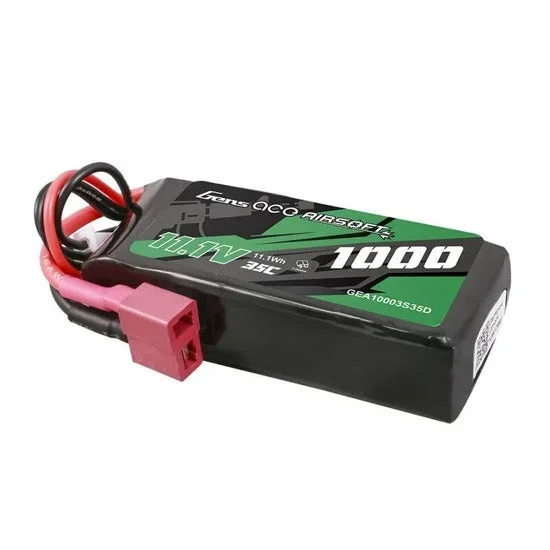 Gens ACE Li-Pol Battery 11.1V 1000mAh, 35C, T-Dean Gens ACE Li-Pol Battery 11.1V 1000mAh, 35C, T-Dean