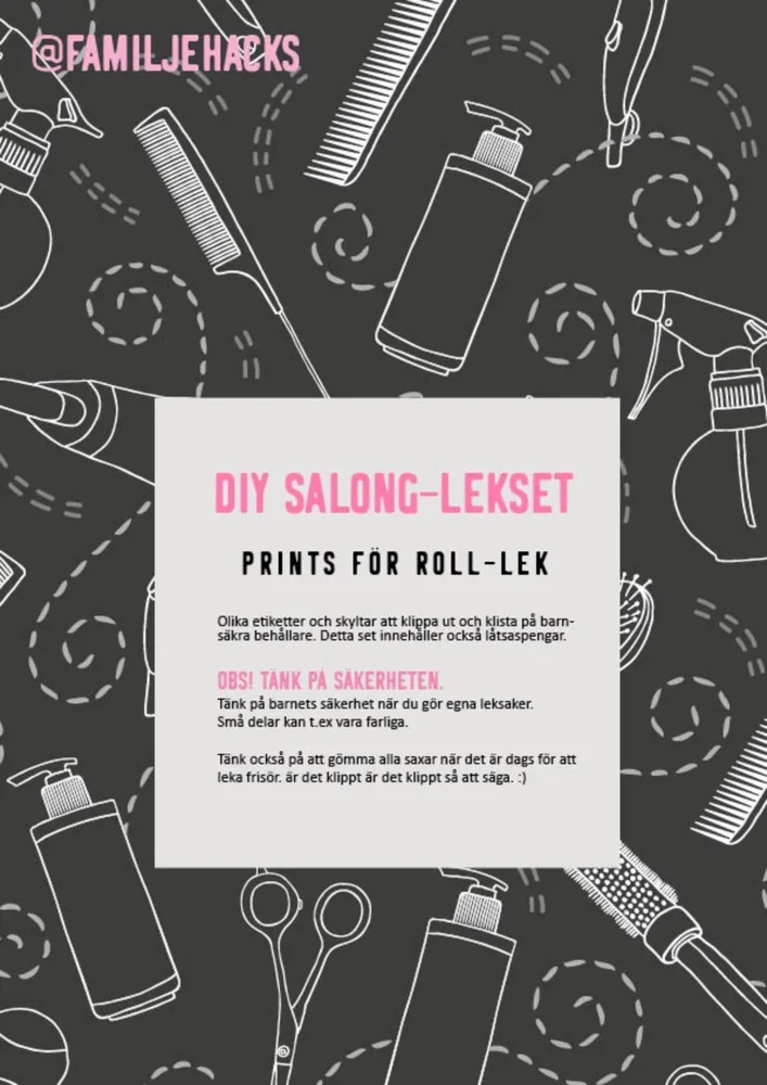 DIY lekset: Salong - Bild 1