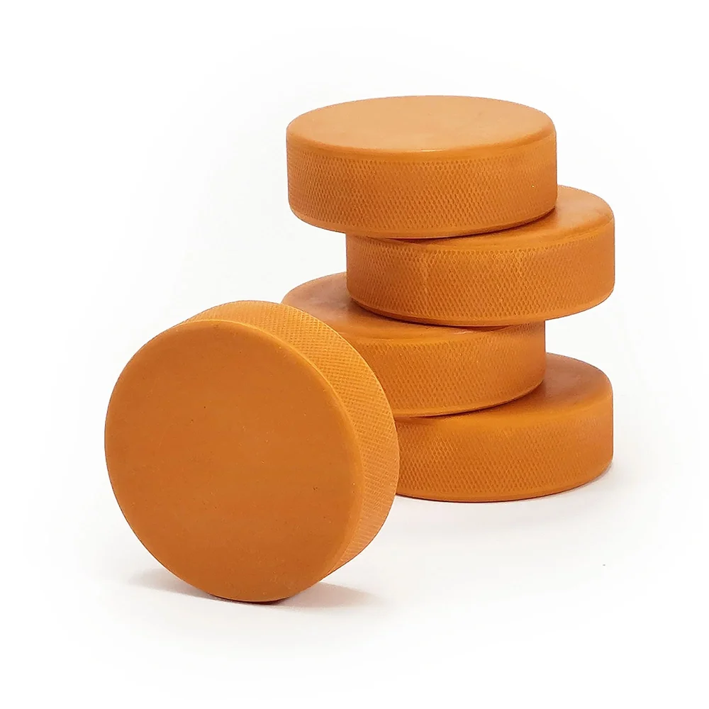 Hockeypuck Tung -  Orange Heavy Weight 5-Pack - Bild 1