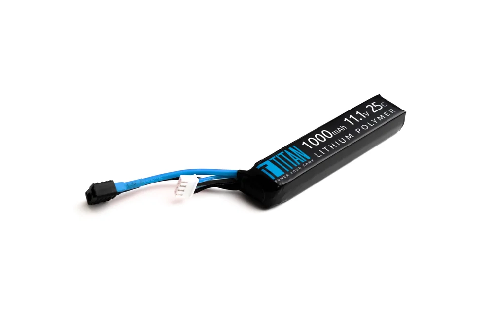 TITAN Li-Po Batteri 11.1V 1000mAh 25C – Stick (Buffer) T-Dean - Bild 2