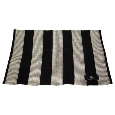 Bastu lavduk 40x50 cm svart/vit Emendo