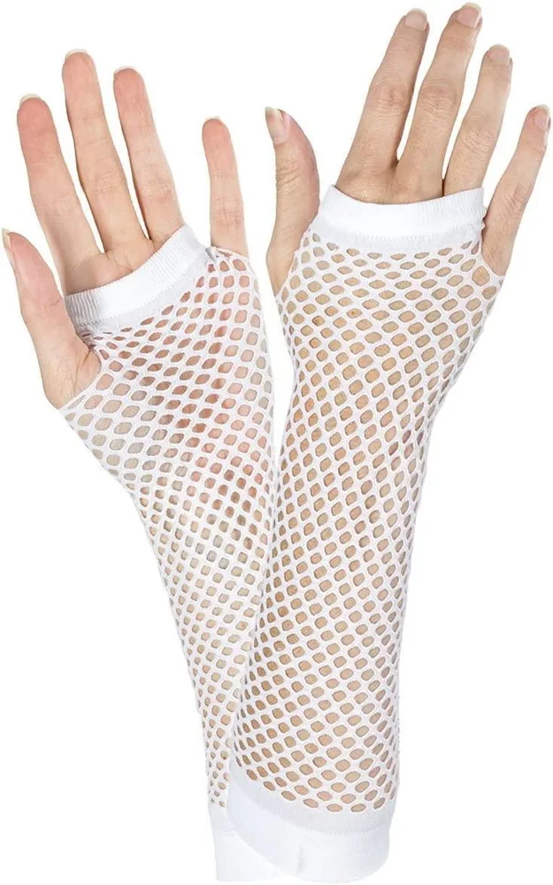 Näthandskar - Lång vit - Bild 3