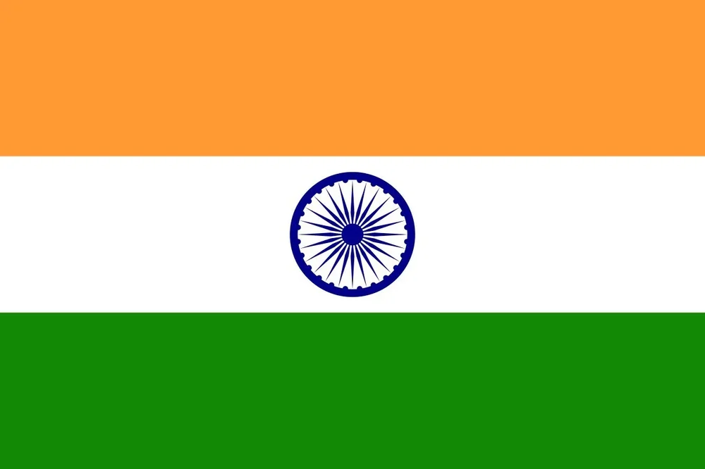 Indiens flagga