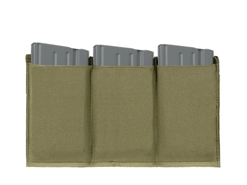 Elastisk Triple magasinlomme til SR25/M14/SCAR-H – oliven Elastisk Triple magasinlomme til SR25/M14/SCAR-H – oliven