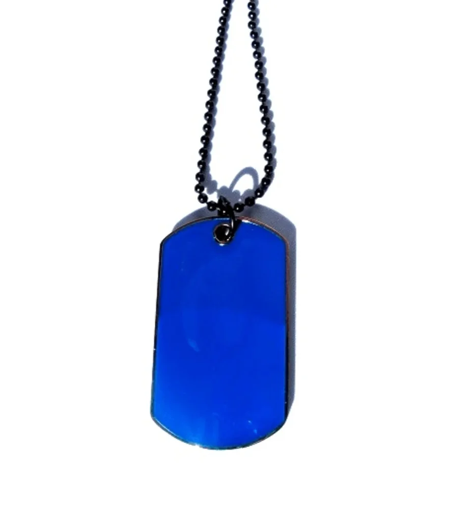 Dog Tag Halsband blå - Bild 2