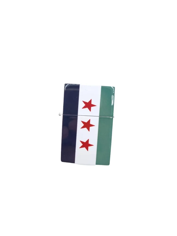 Syriens gamla flagga bensintändare - Bild 3