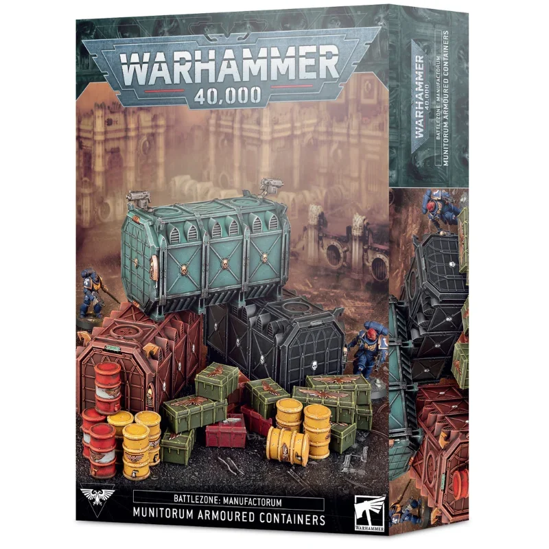 Warhammer 40.000 Battlezone: Manufactorum – Munitorum Armoured Containers Warhammer 40.000 Battlezone: Manufactorum – Munitorum Armoured Containers