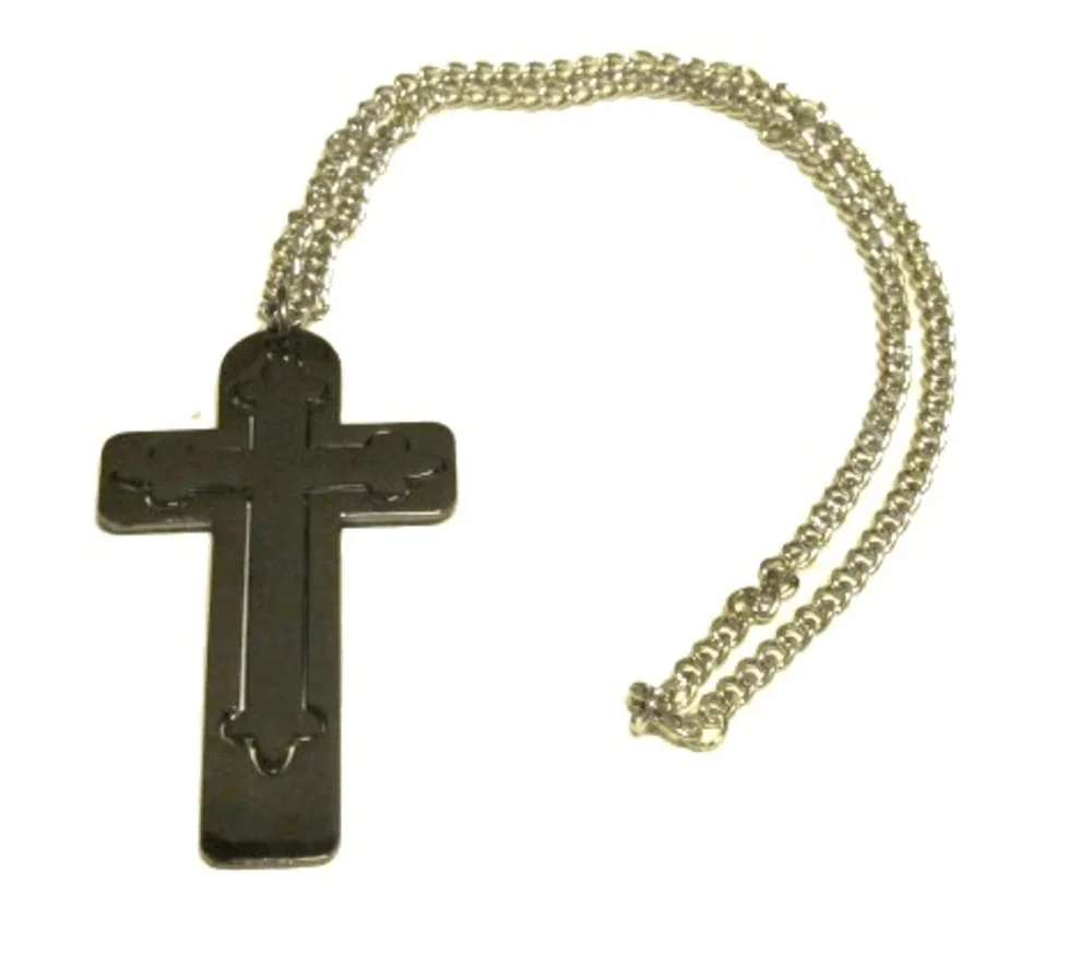 Kors halsband svartfärgad - Bild 1