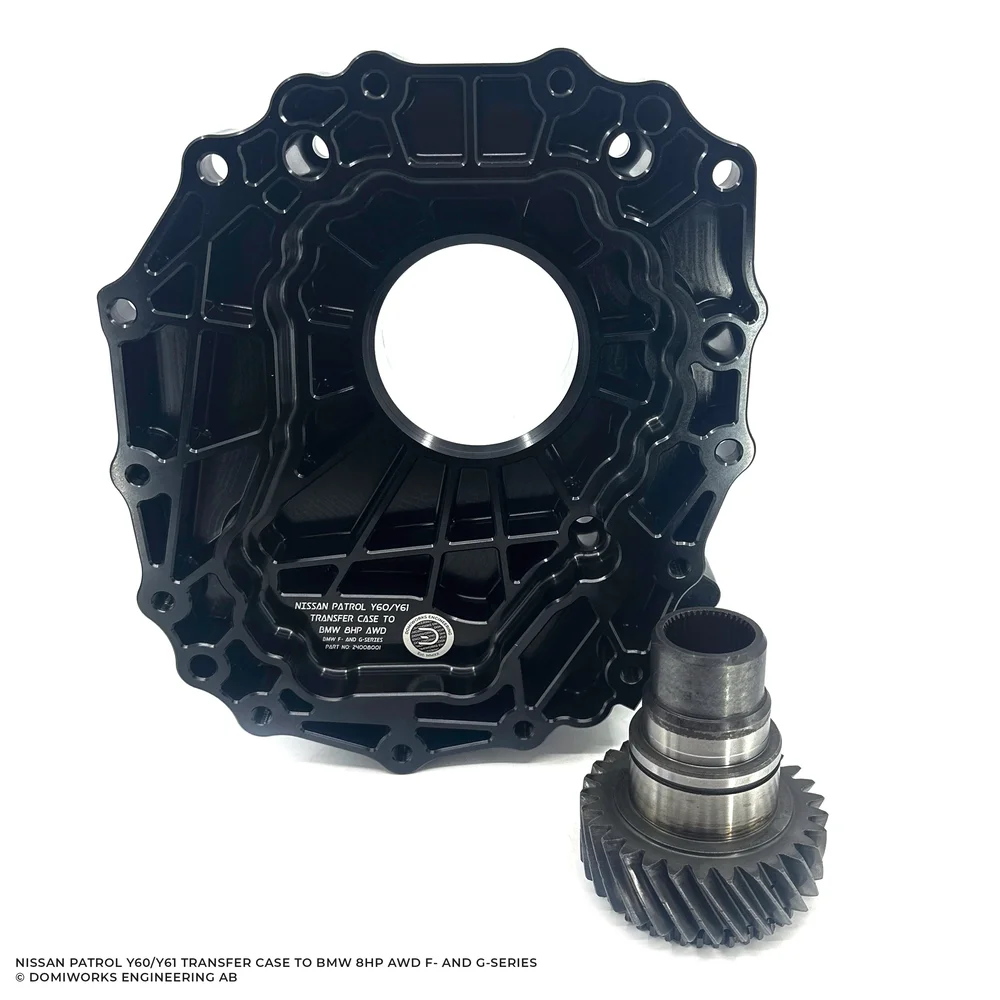 Nissan Patrol Y60/Y61 Adaptersats för transfer case - BMW 8HP AWD - Bild 1