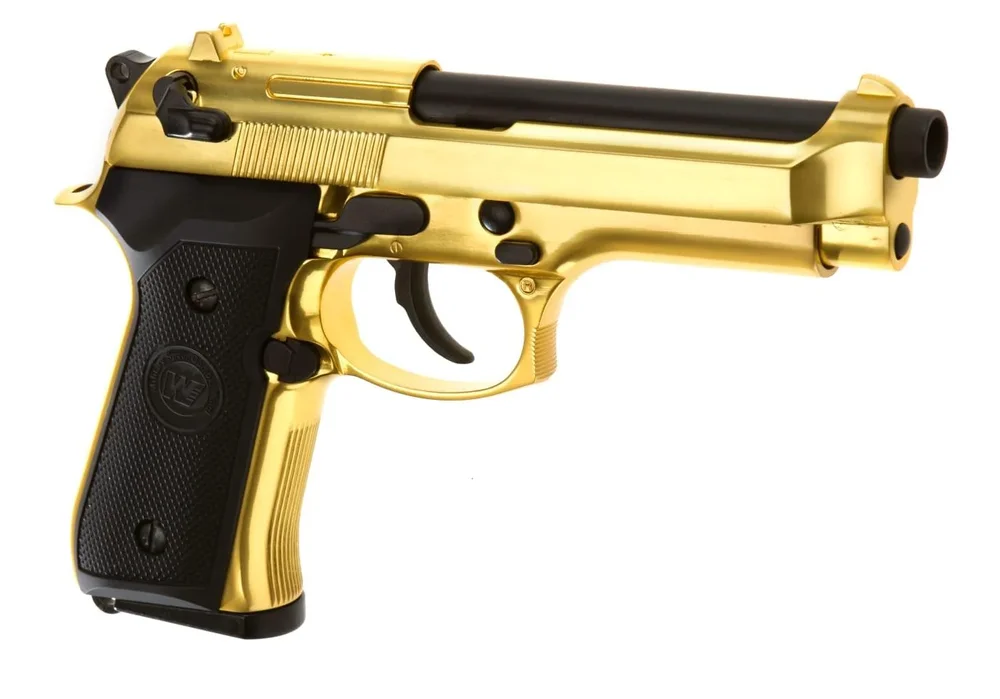 WE M9 Full Metal GBB – Gold WE M9 Full Metal GBB – Gold