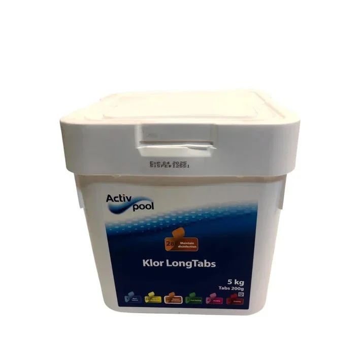 Activ Pool Klor Long Tabs 200G 5kg Activ Pool Klor Long Tabs 200G 5kg