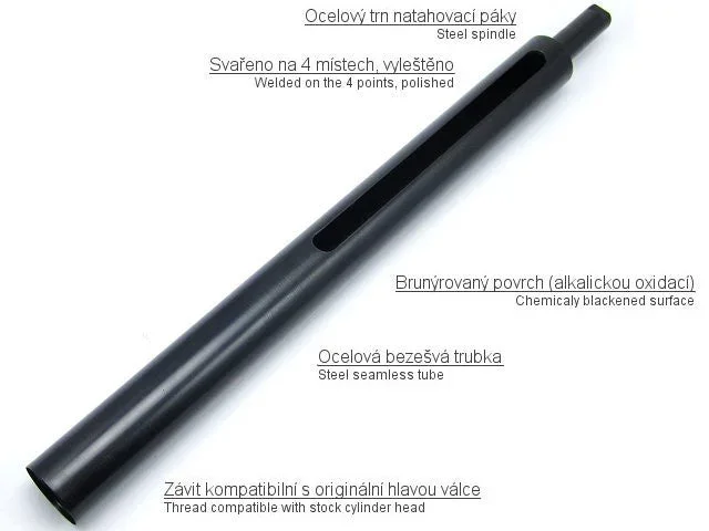 AirsoftPro CNC stålcylinder til Snow Wolf M24 bolt action