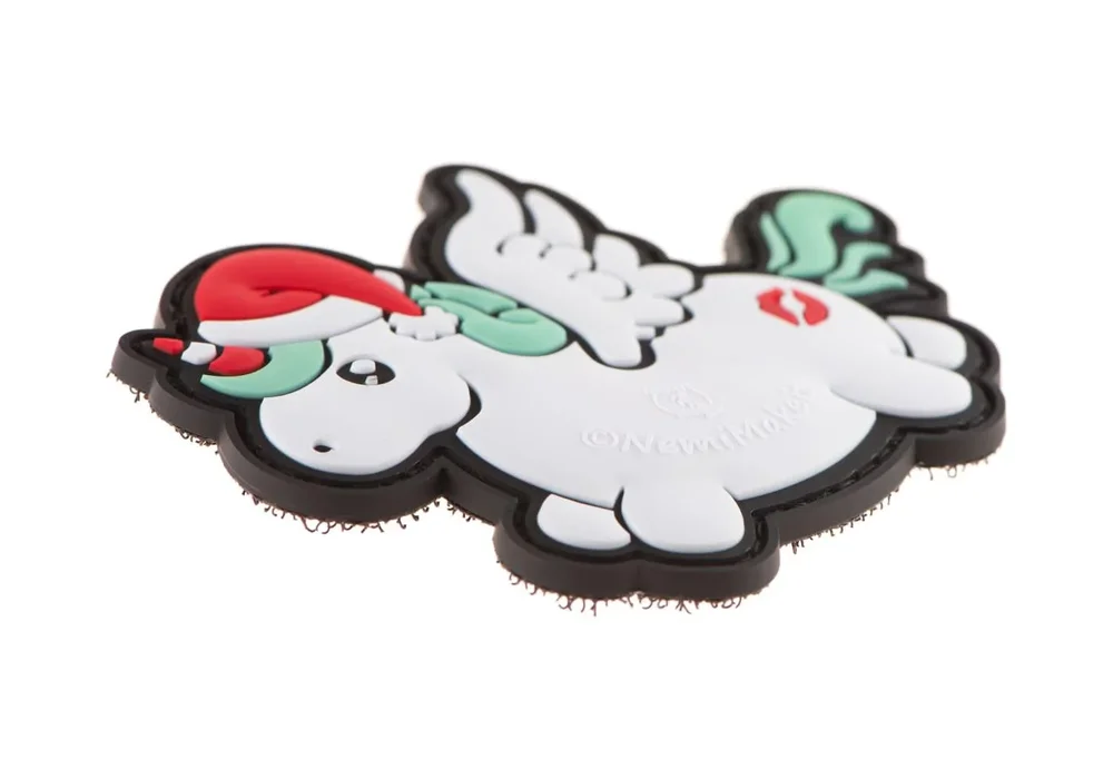 Christmas Unicorn / KISSMYASS Velcro patch - Bild 3