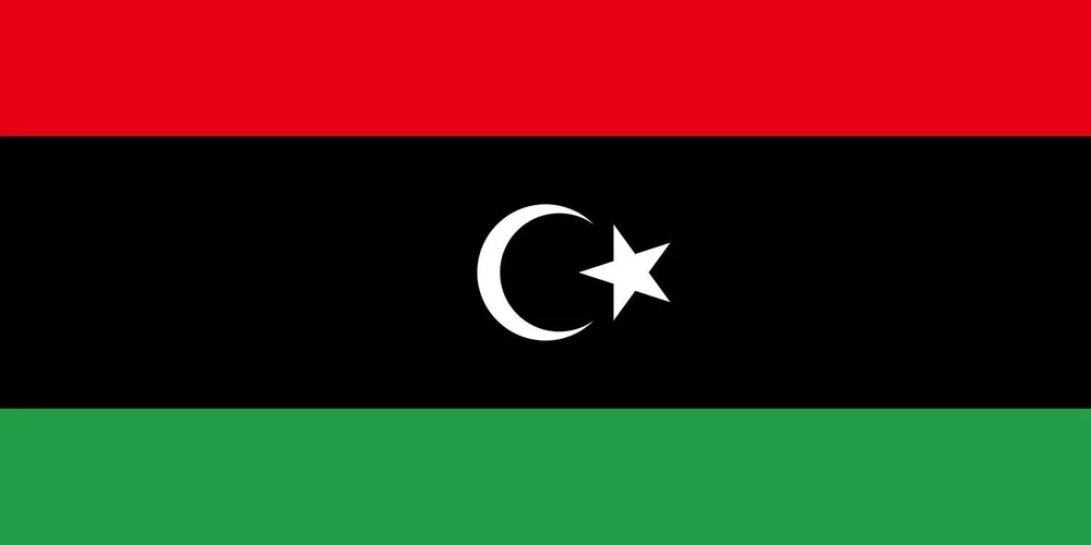 Libyen flagga