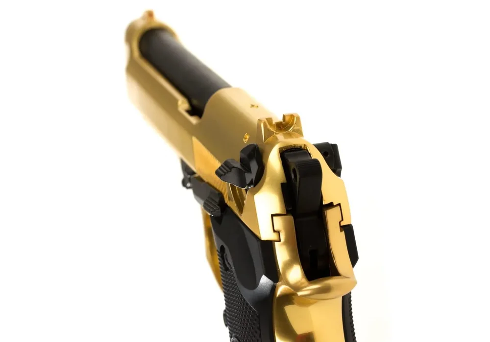 WE M9 Full Metal GBB - Gold - Bild 3
