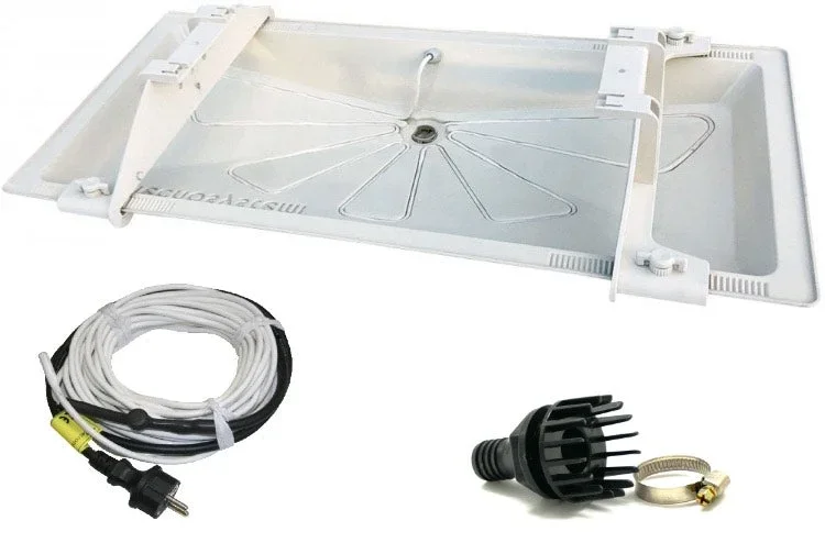 Drip Tray with Heating Cable Drip Tray with Heating Cable