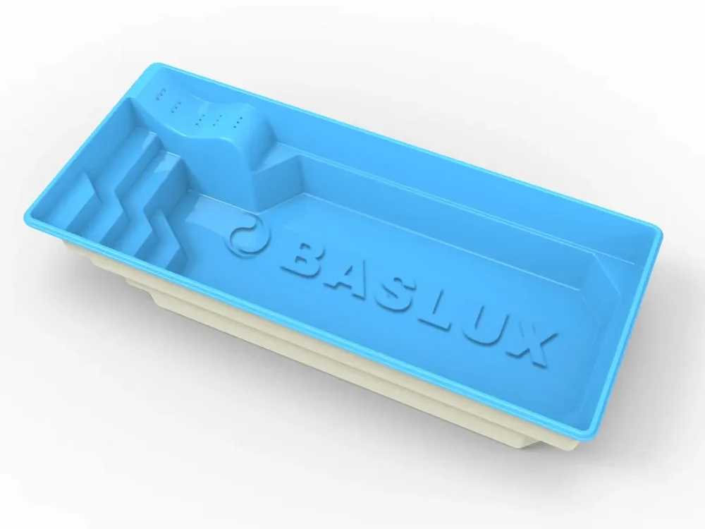 Glasfiberpool MAXI SPA 8,00m x 3,50m x 1,50m - Bild 3