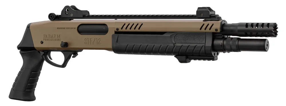 FABARM STF12 Short gasdrevet pumpgun-replika – Tan - Bild 1