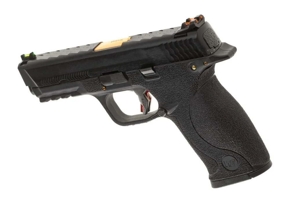 WE WET-05 BK Gold Barrel Metal Version GBB - Black - Bild 2