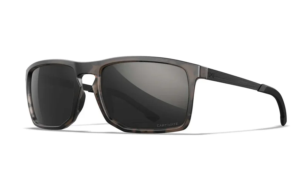 Wiley X WX AXE CAPTIVATE Polarized Black Mirror - Matte Tortoise Brown - Bild 1