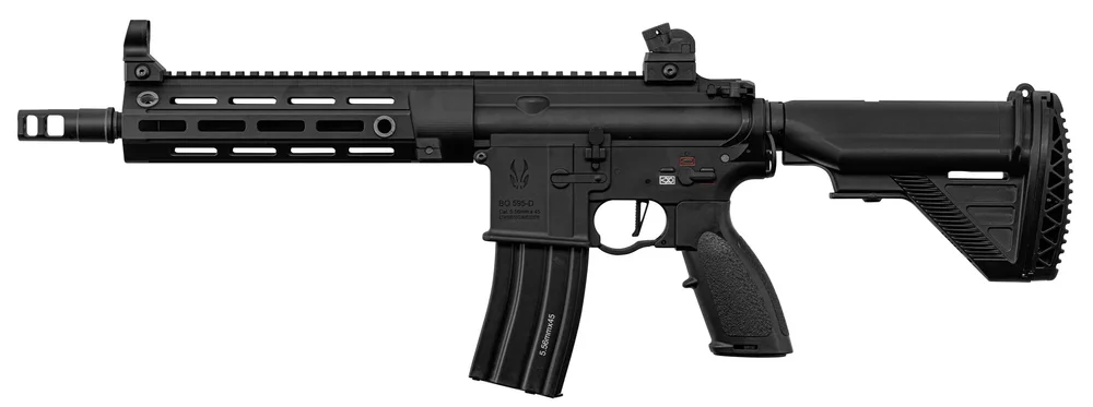 BO Delta 595 Elite Pro AEG-replika i helmetal med 11″ MOSFET