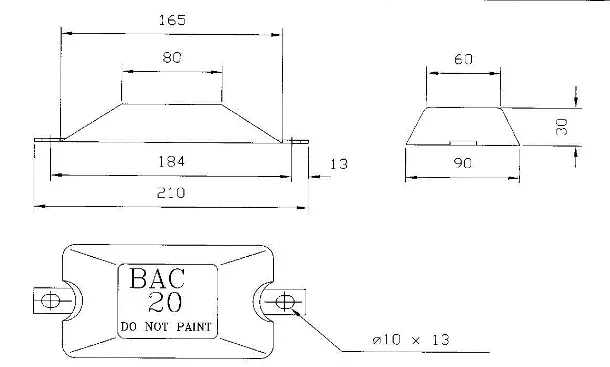 Zinkanod TYP 20 AL - 165*90*30, B110205 - Bild 3