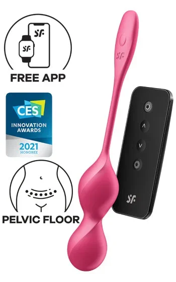 Satisfyer Love Birds 2 – Vibrerande knipkulor med tyst och fjärrstyrd vibrator - Bild 1