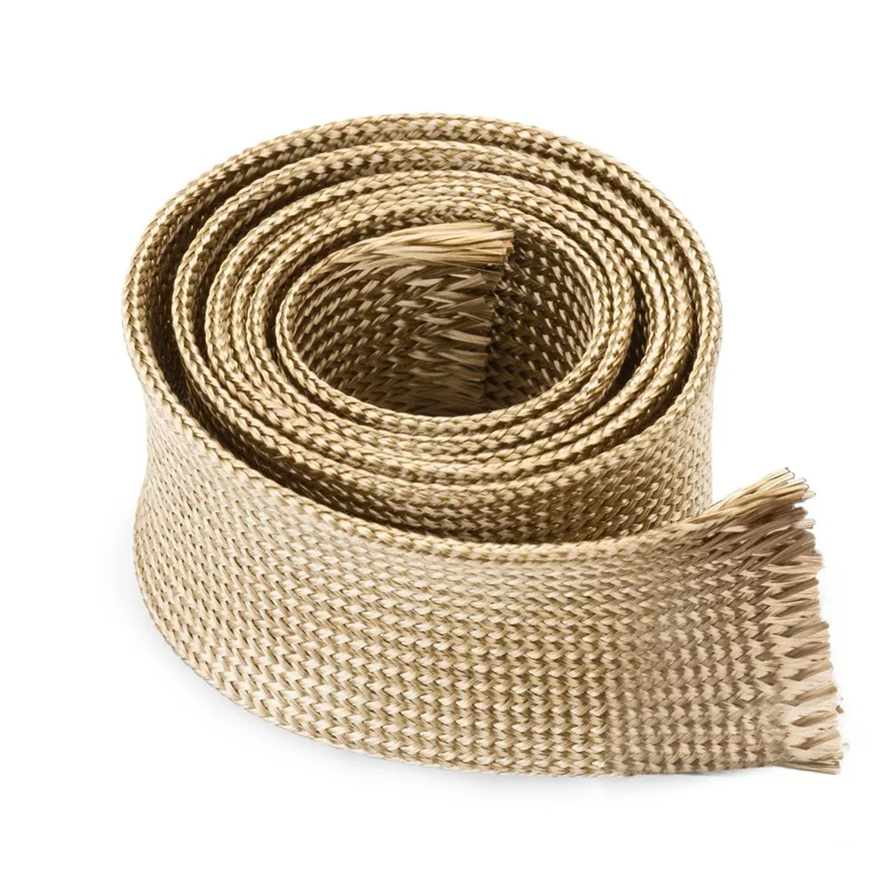 Heat protection sleeve in titanium, ID20mm, 1m