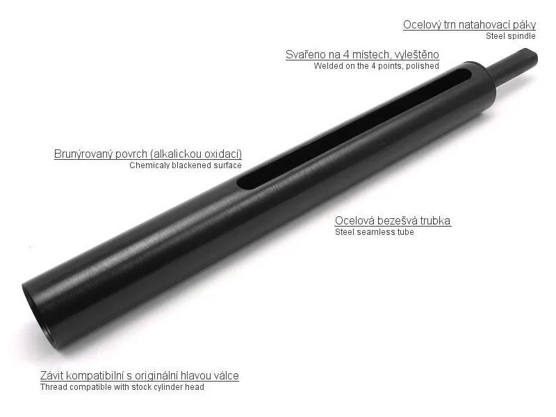 AirsoftPro CNC Steel Cylinder for WELL MB4404 / 05 / 10 / 11 - Bild 1