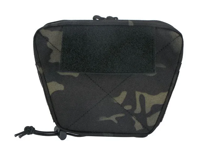Nedre tilbehørslomme med shockcord-fastholdelse, laser-cut – Multicam Black - Bild 2
