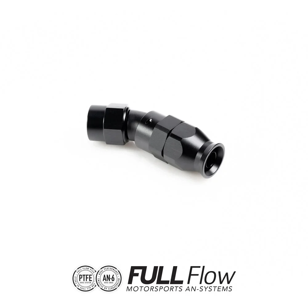Full flow PTFE hose end fitting 30 degree AN-6 Full flow PTFE hose end fitting 30 degree AN-6