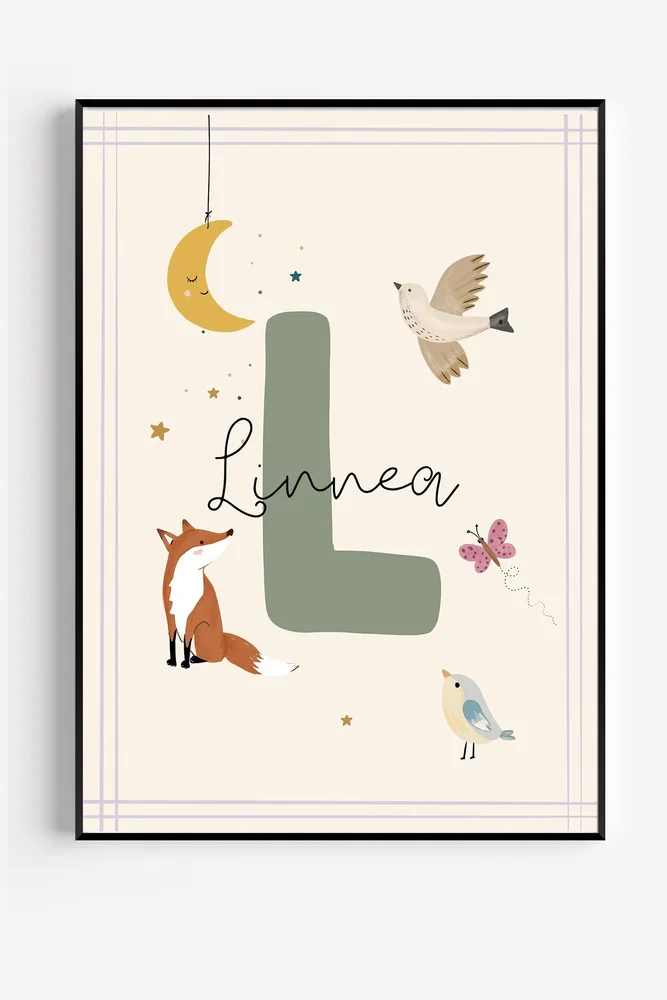 Whimsy – Personlig Namntavla för Barn - Bild 1