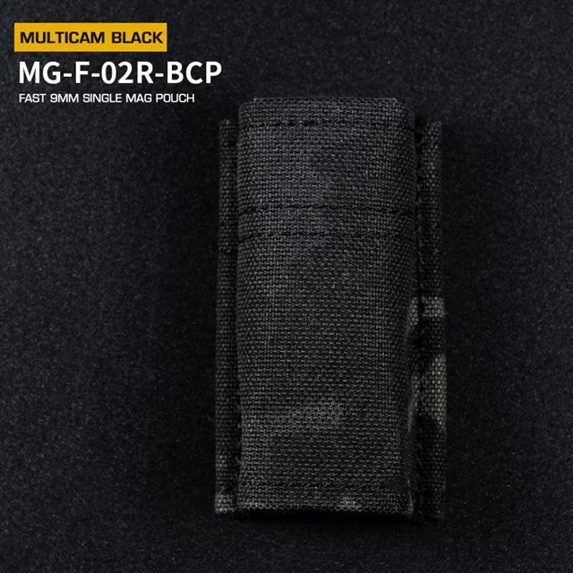 Fast Type Single 9mm Magasin Pouch – Sort Multicam Fast Type Single 9mm Magasin Pouch – Sort Multicam
