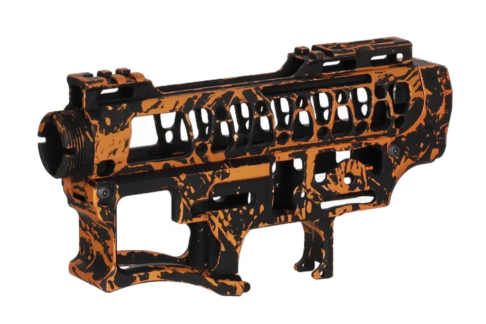Specna Arms x Mancraft CNC Speedsoft Splash Anodised kit for M4/M16 replicas  Black-Orange - Bild 2