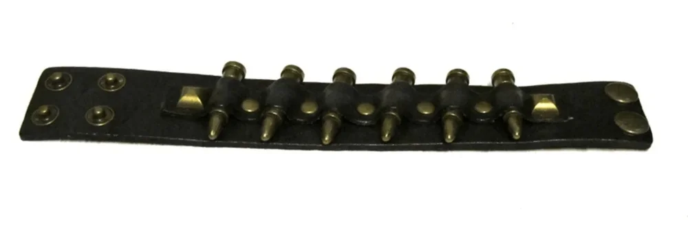 Läderarmband med patroner - Bild 2