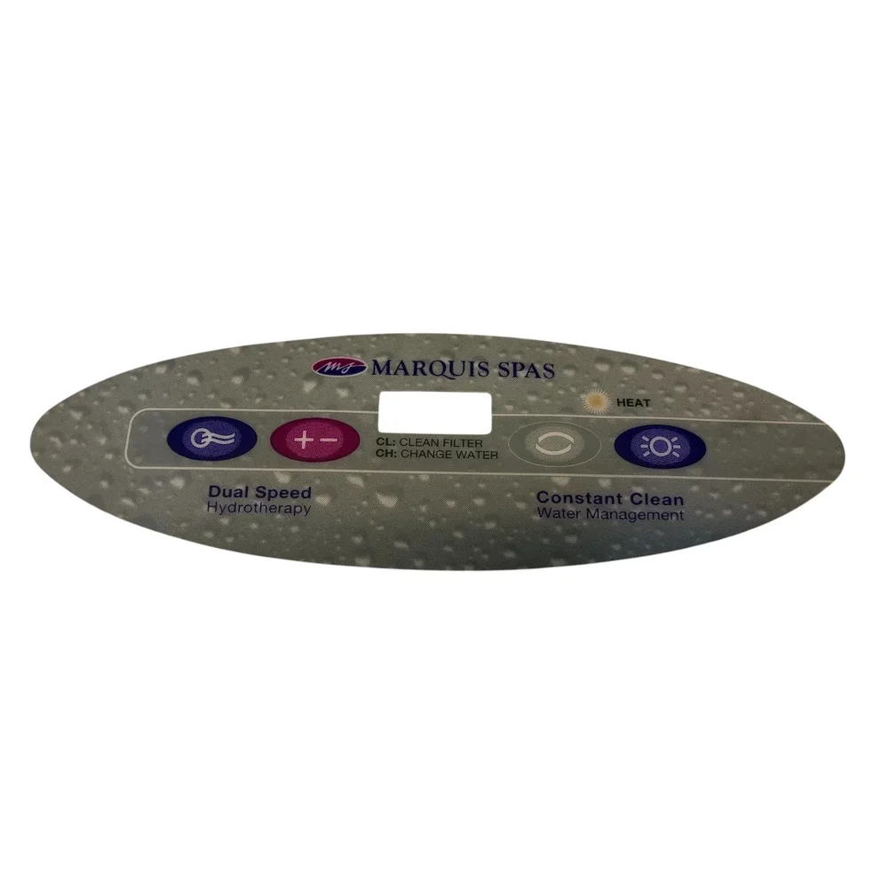 Etikett till kontrollpanel Marquis Medium Panel 2003 - Bild 1