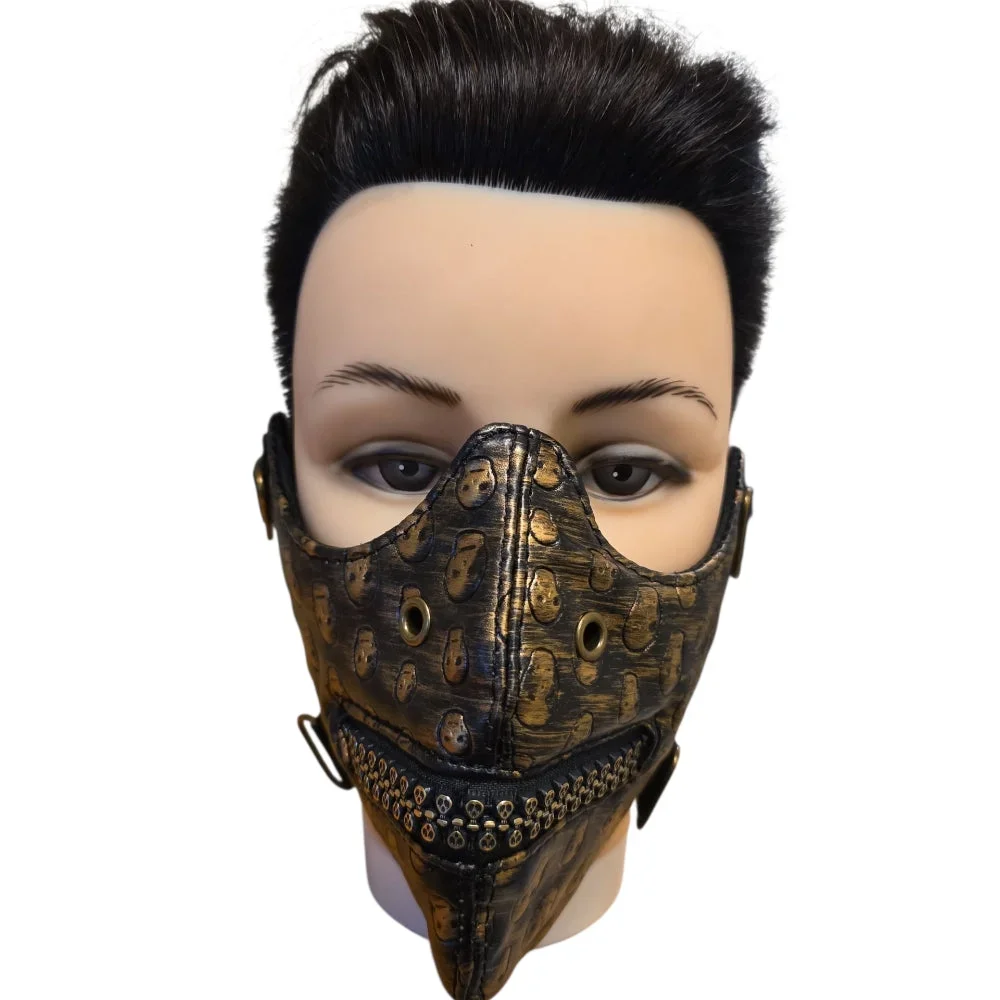 Steampunk Mask – Justerbar med Dödskalle-detaljer - Bild 1