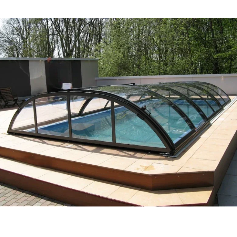 Pooltak Novara A Klarplast Antracit 6,42x3,25m - Bild 3