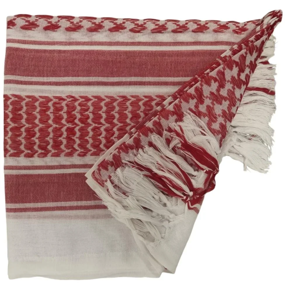 Palestinasjal Keffiyeh - Röd och vit - scarf - Bild 1