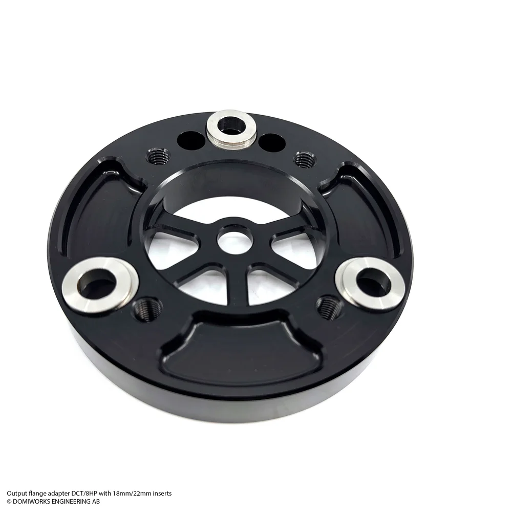 8HP / DCT utgångsflänsadapter 105-110 mm med 18 mm eller 22 mm insatser - 1350 ok - Bild 3