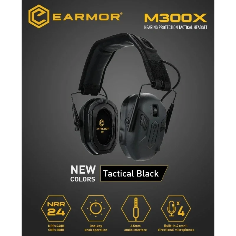 EARMOR M300X Elektronisk Høreværn EARMOR M300X Elektronisk Høreværn