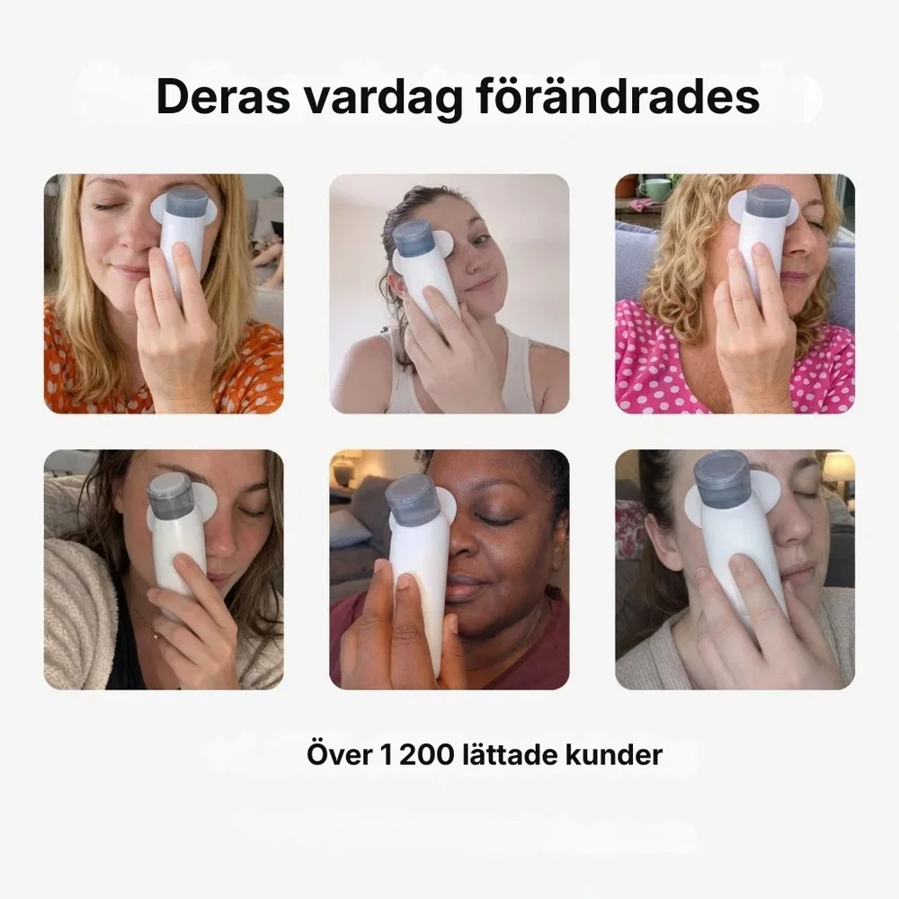 Oculiva® | Terapeutisk ångapparat – Verklig lindring vid torrhet, sveda, irritation, ögoninflammation och svullnader under ögonen - Bild 2