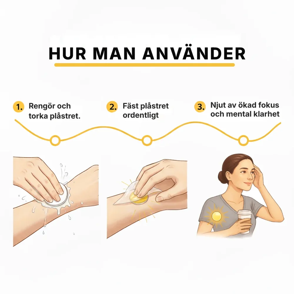 Mavion® Dopaminplåster | Förbättra humöret på naturlig väg för att öka koncentrationen och motivationen - Bild 3