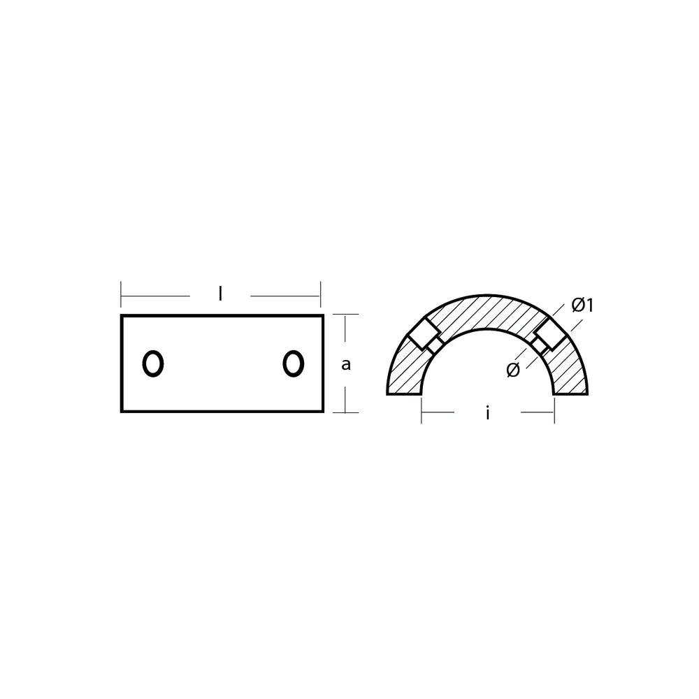 Zinkanod Gori axel 3-blade Ø 28"-30'' 1550000, R801027 - Bild 2