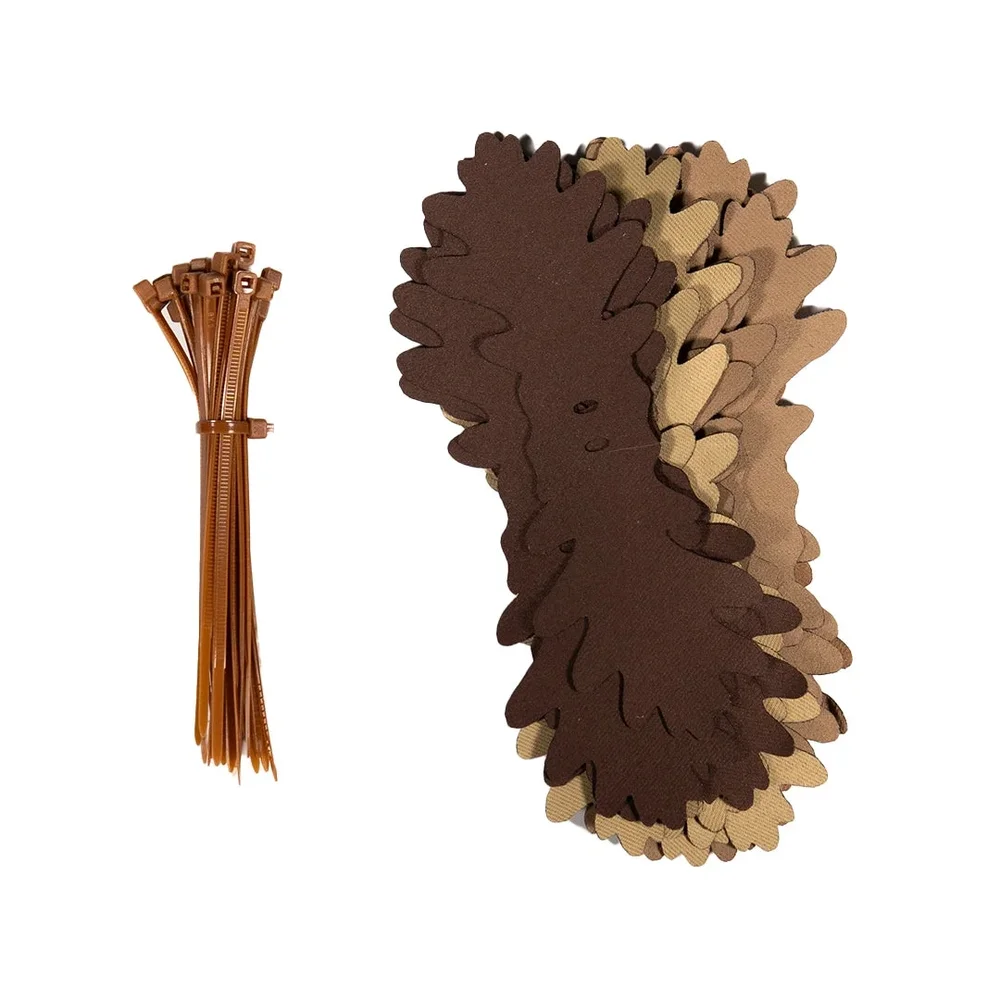 Pakke med 3D SilkLeaf Camouflage Blade, Oak (25 stk) – Brun Pakke med 3D SilkLeaf Camouflage Blade, Oak (25 stk) – Brun