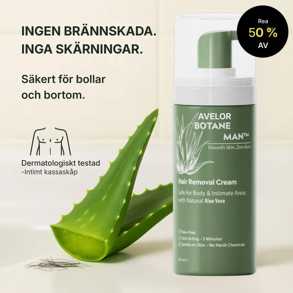 Rakar du dig fortfarande? Det kan göra saken värre | En snabbverkande kräm som tar bort hår enkelt – utan skärsår, utan smärta och utan kladd - Bild 1