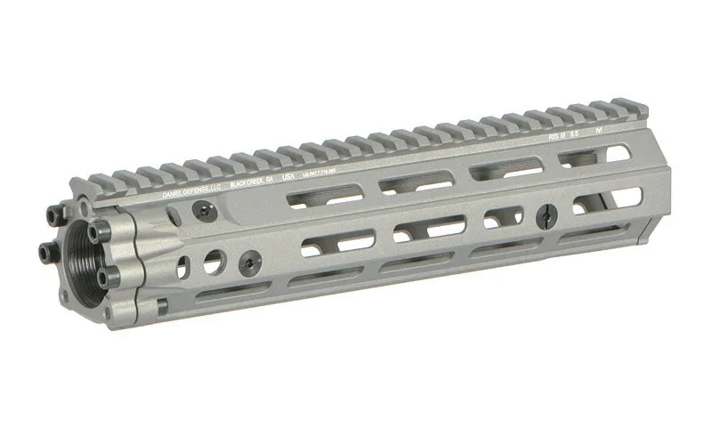 Handguard RIS III 9,5" Daniel Defense-replika – grå metal - Bild 2